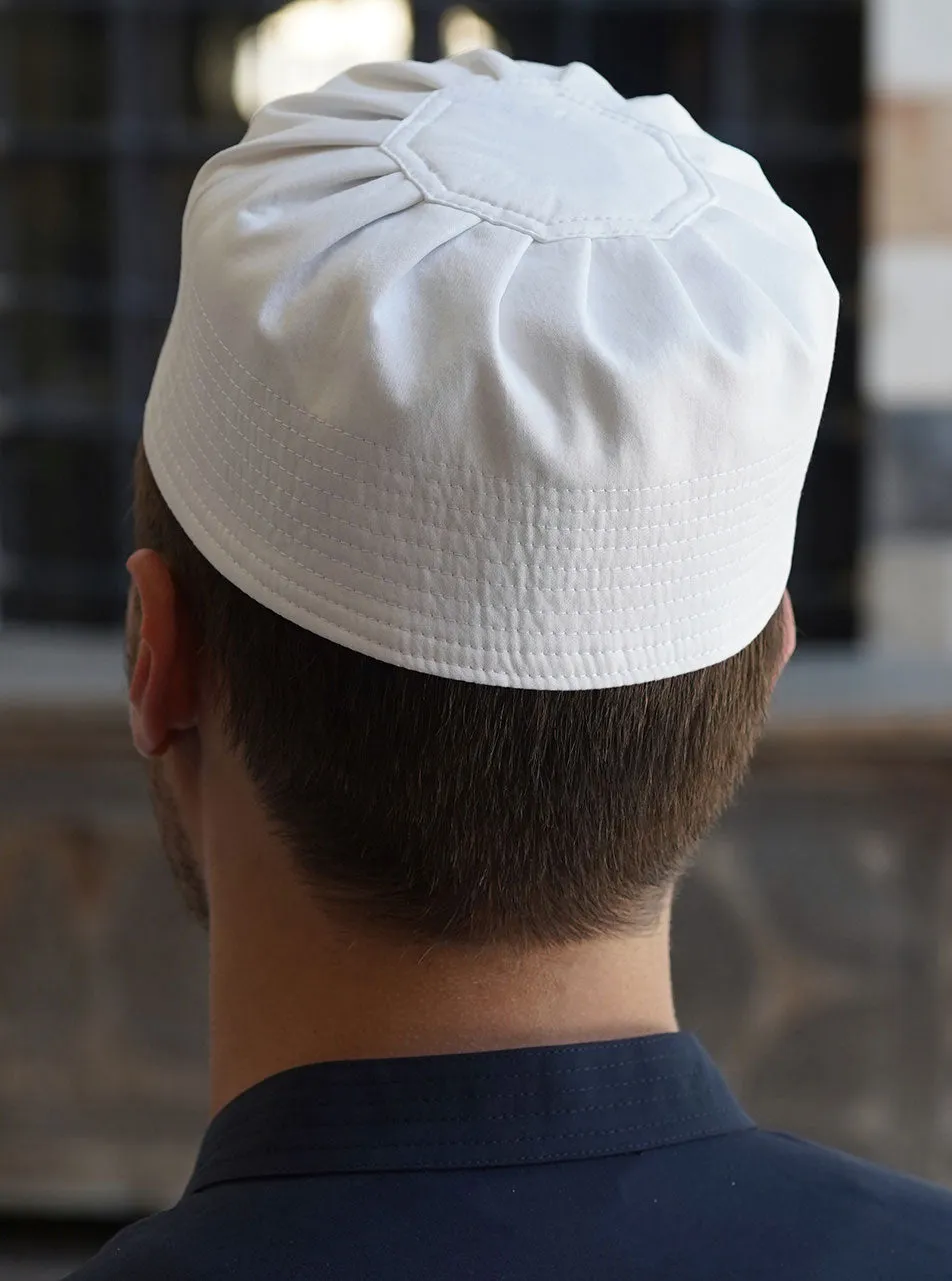 Cotton Pleated Kufi Hat