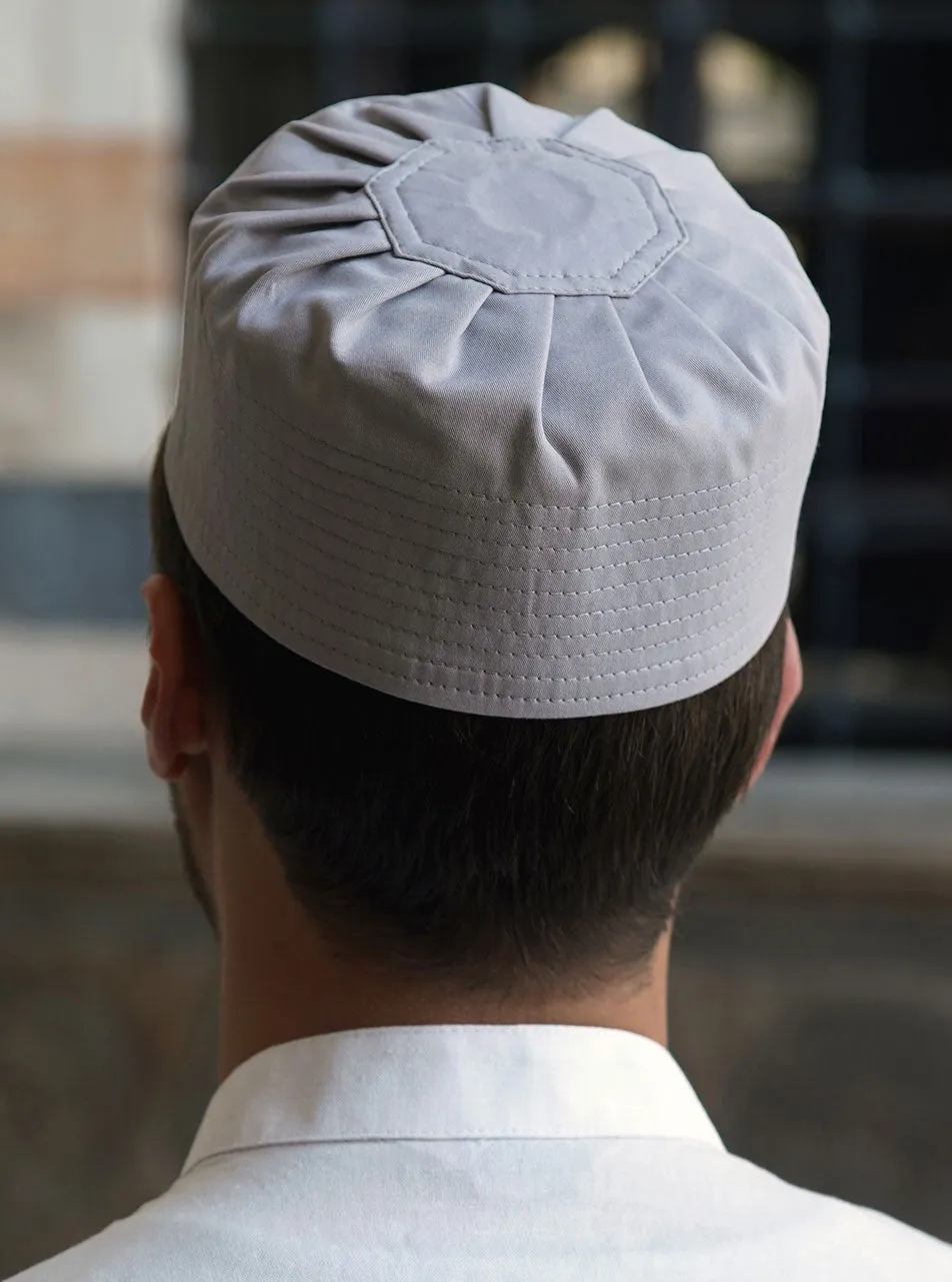 Cotton Pleated Kufi Hat