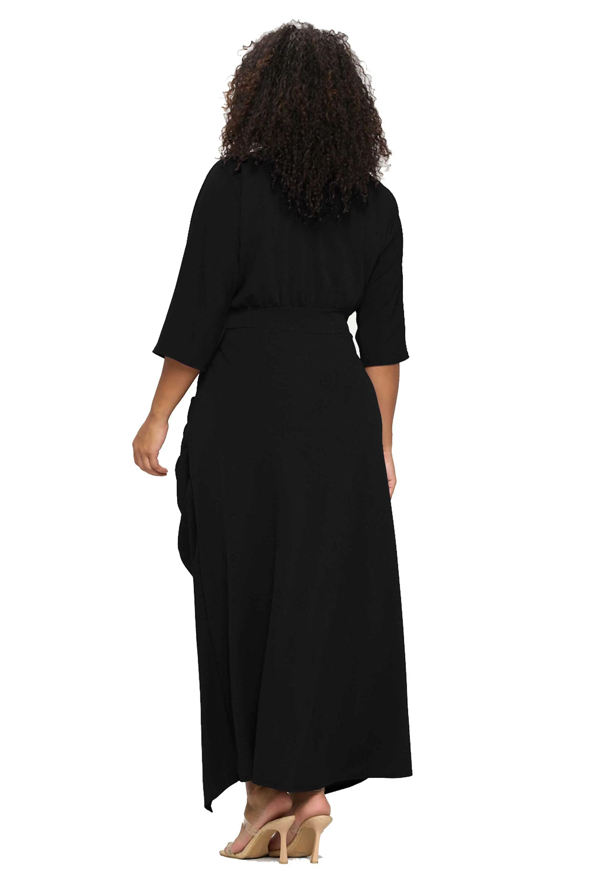 Dolman Wrap Maxi Dress