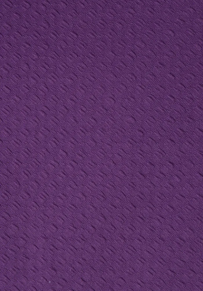 Ellis Bright Purple Textured Coatigan