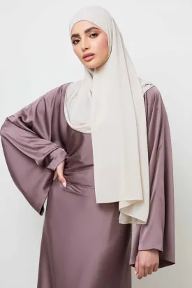 Essential Chiffon Hijab & Matching Undercap Set - Stone