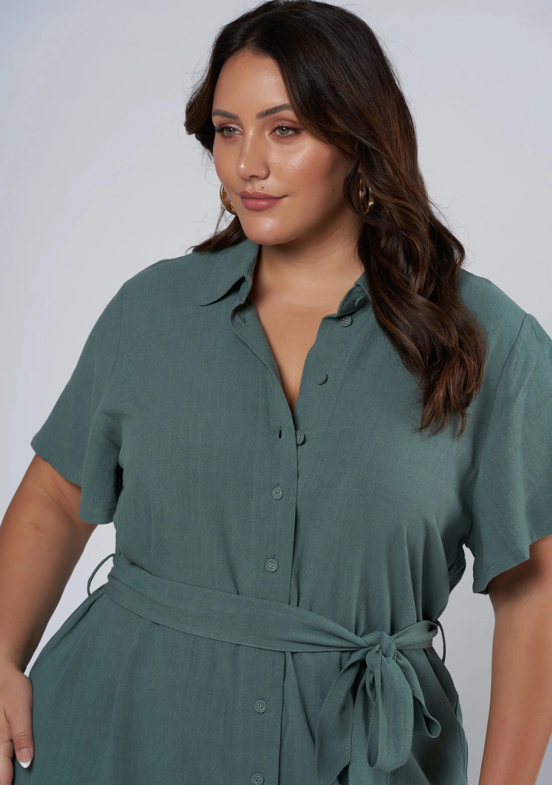 Etta Mini Shirt Dress