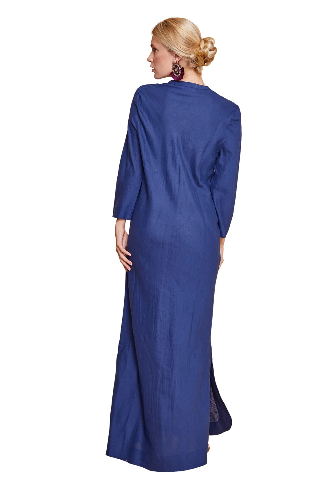 Flavia Long Dress Royal Blue