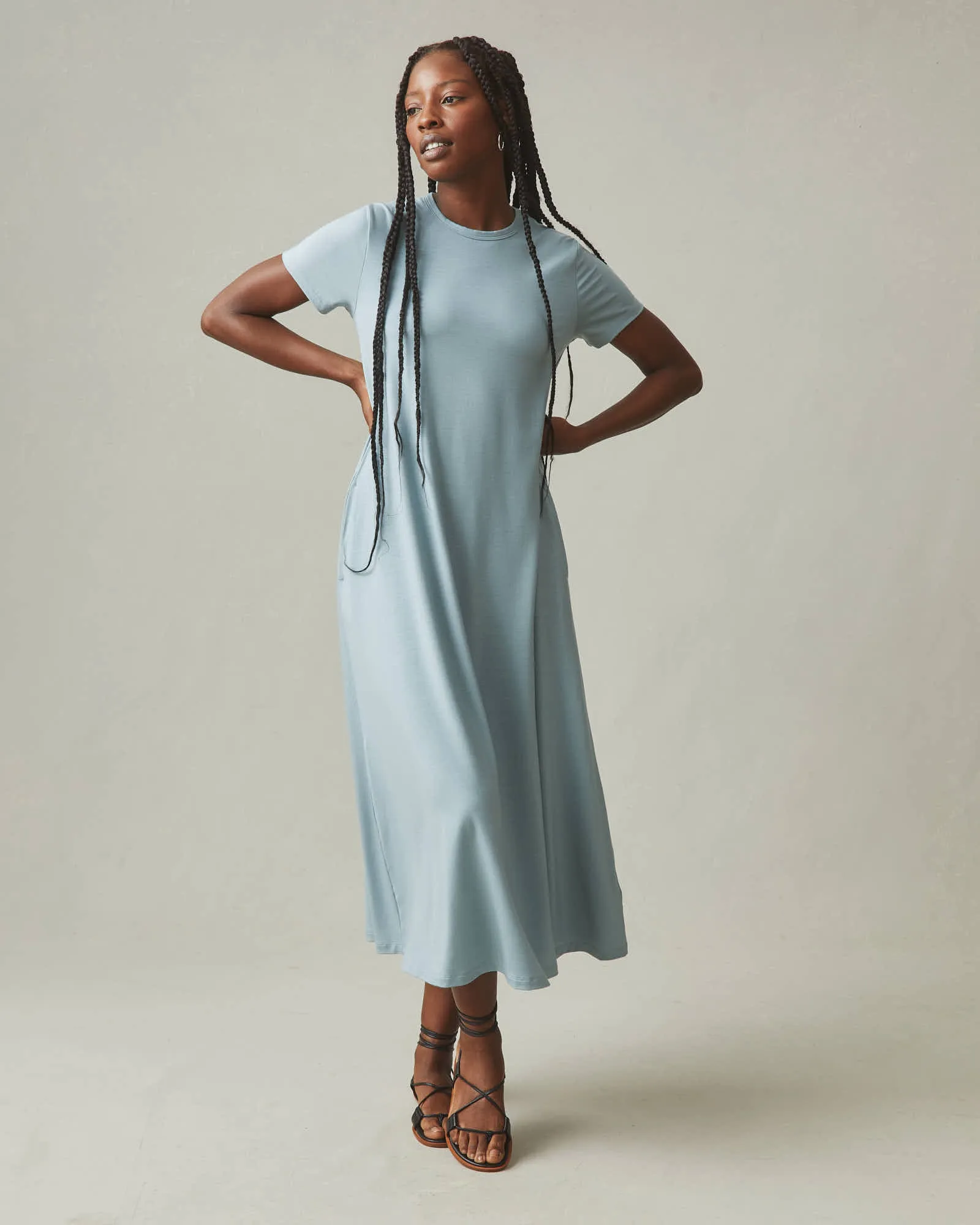 Flex Maxi Dress - Arona Blue