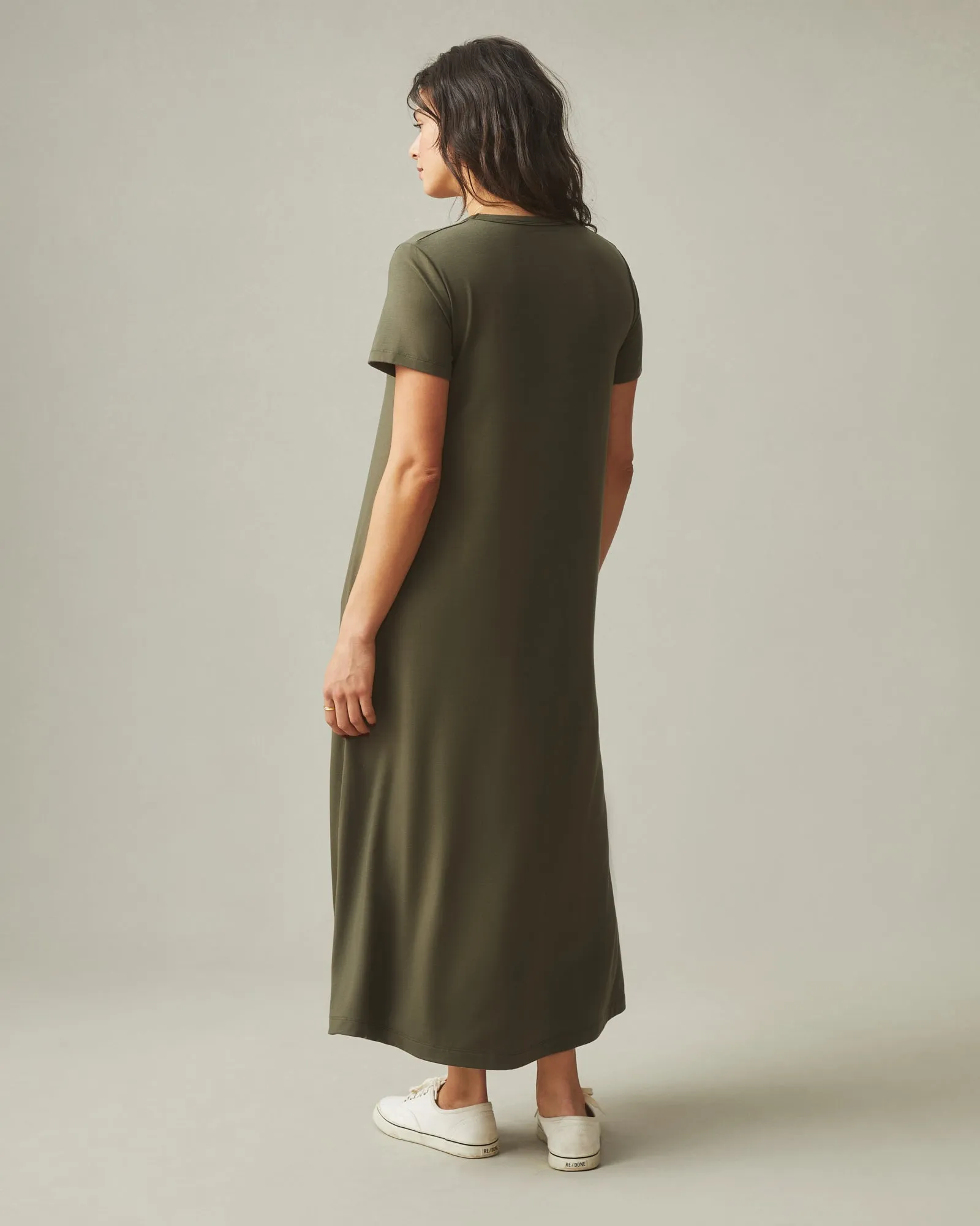 Flex Maxi Dress - Olive