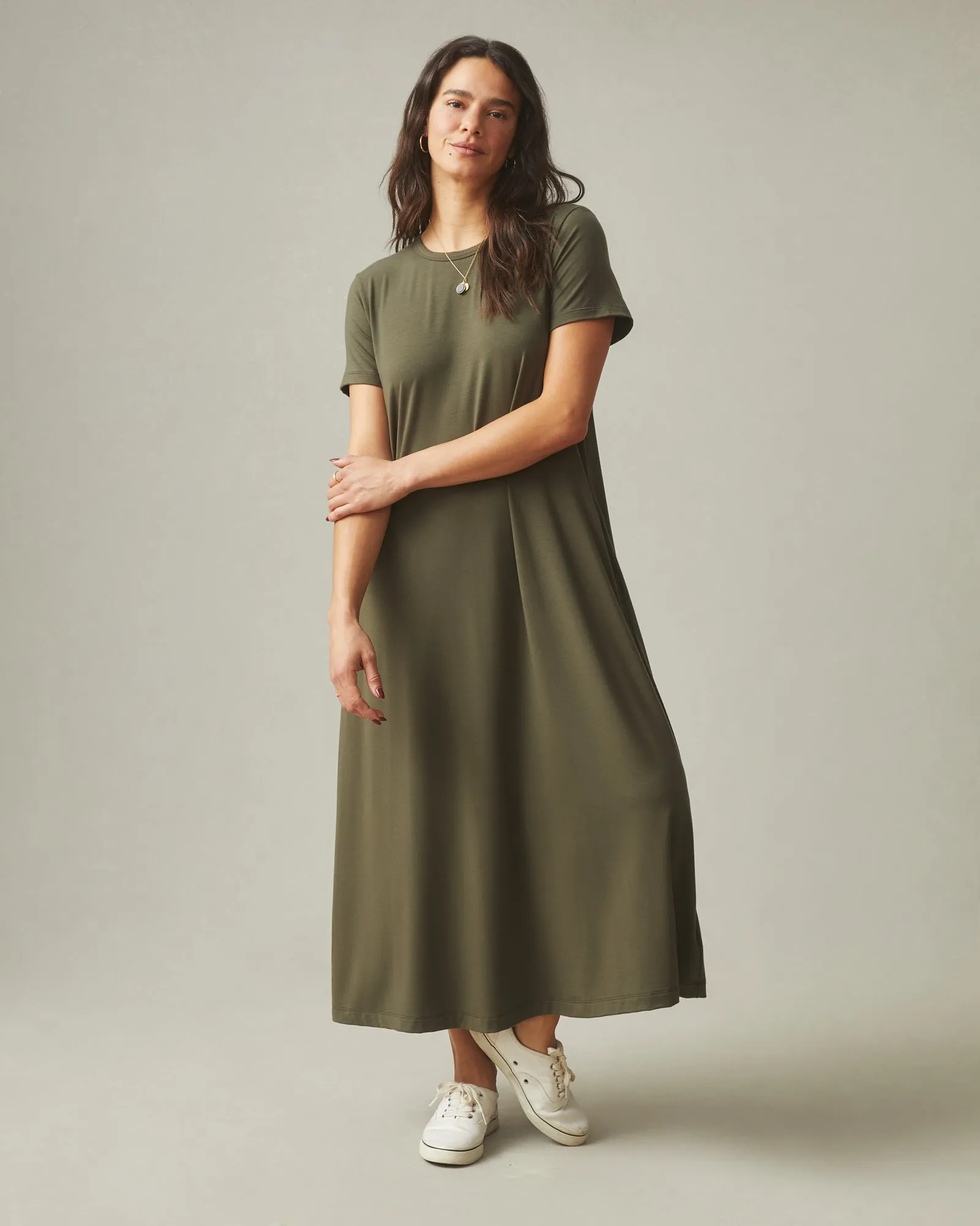 Flex Maxi Dress - Olive