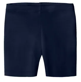 Girls Soft 100% Cotton Bike Shorts | Navy