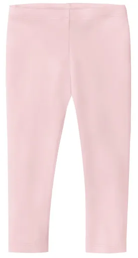 Girls Soft 100% Cotton Capri Leggings | Pink