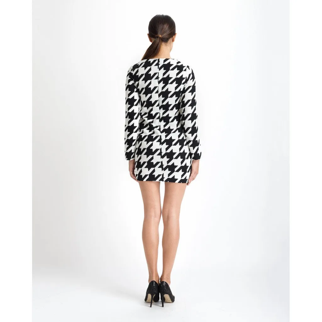 Houndstooth Dress