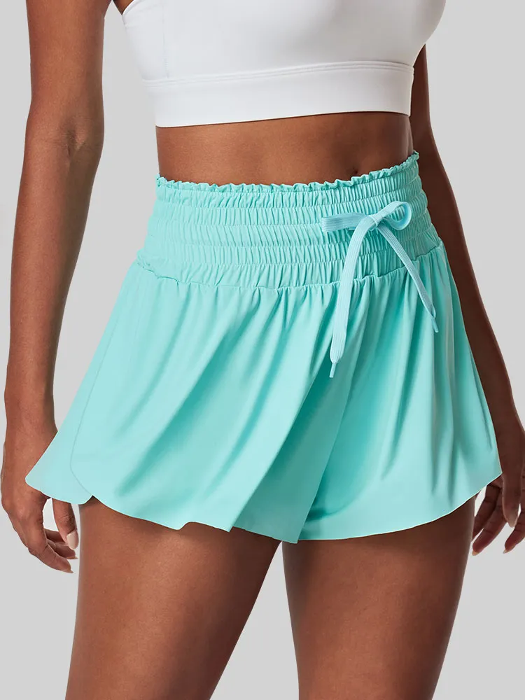 IUGA High Waist Flowy Shorts with Pockets