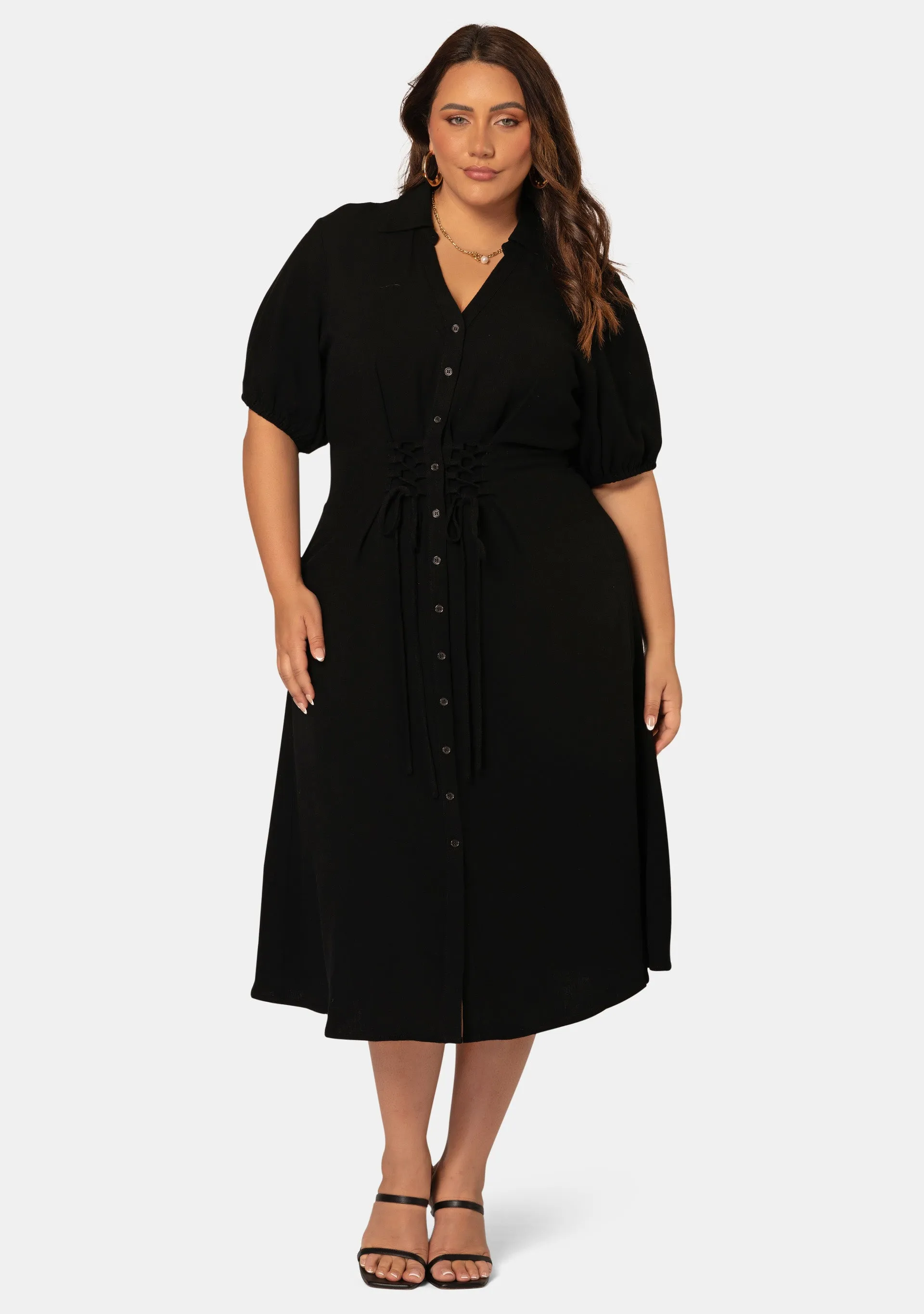 Kaia Maxi Shirt Dress