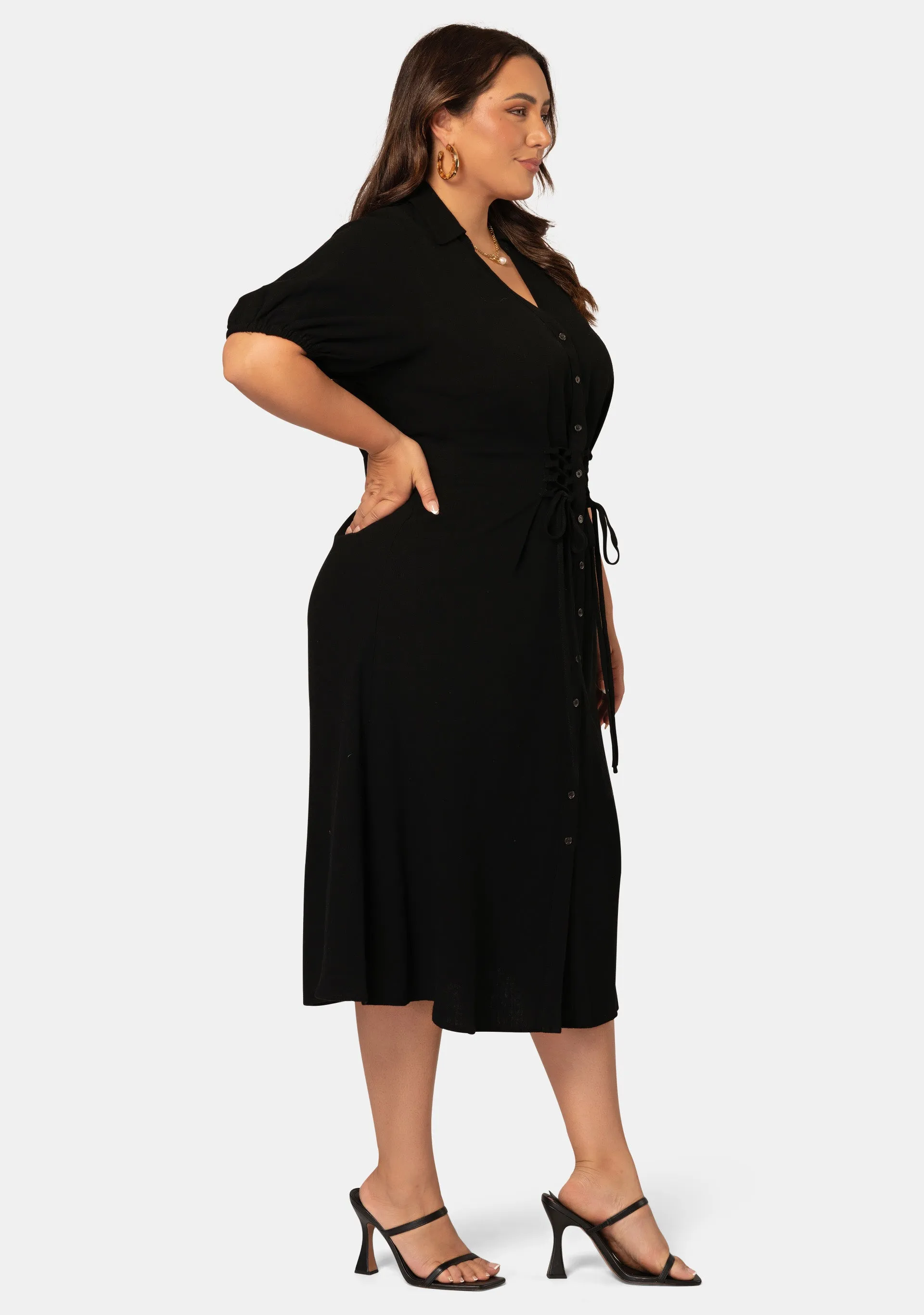 Kaia Maxi Shirt Dress