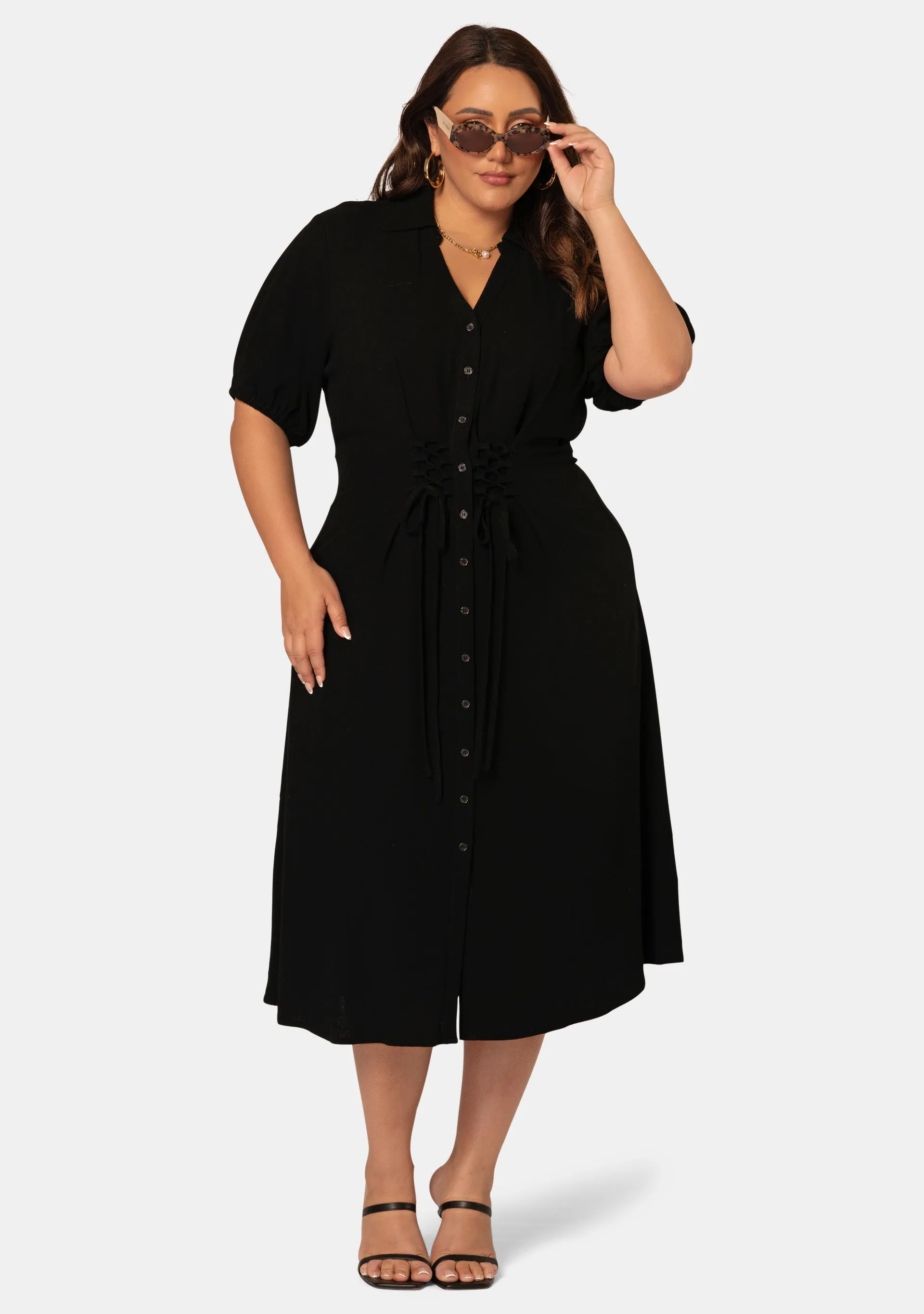 Kaia Maxi Shirt Dress