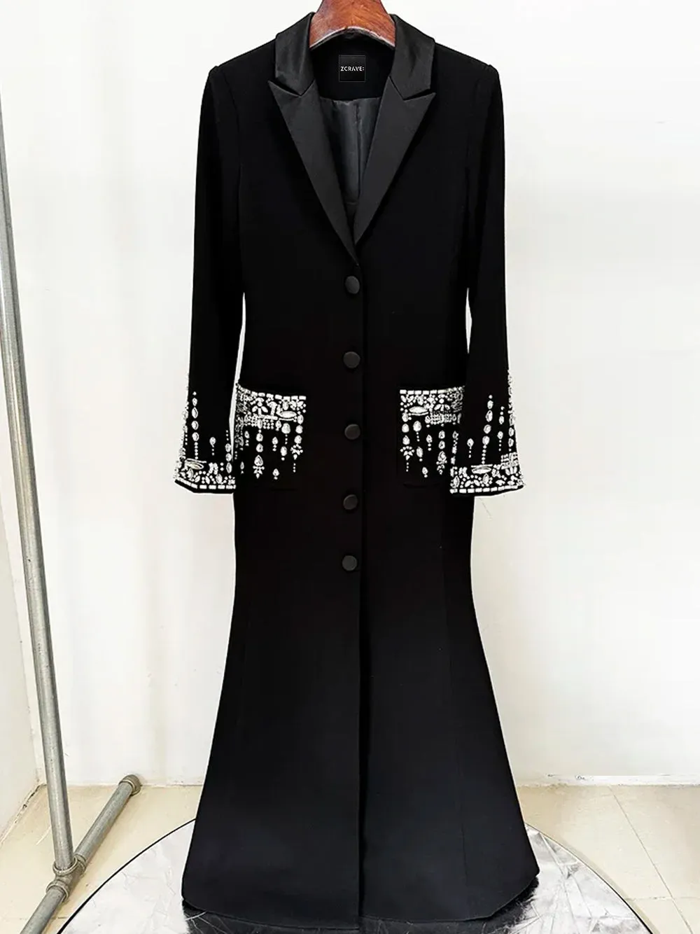 KIAA Blazer Maxi Dress