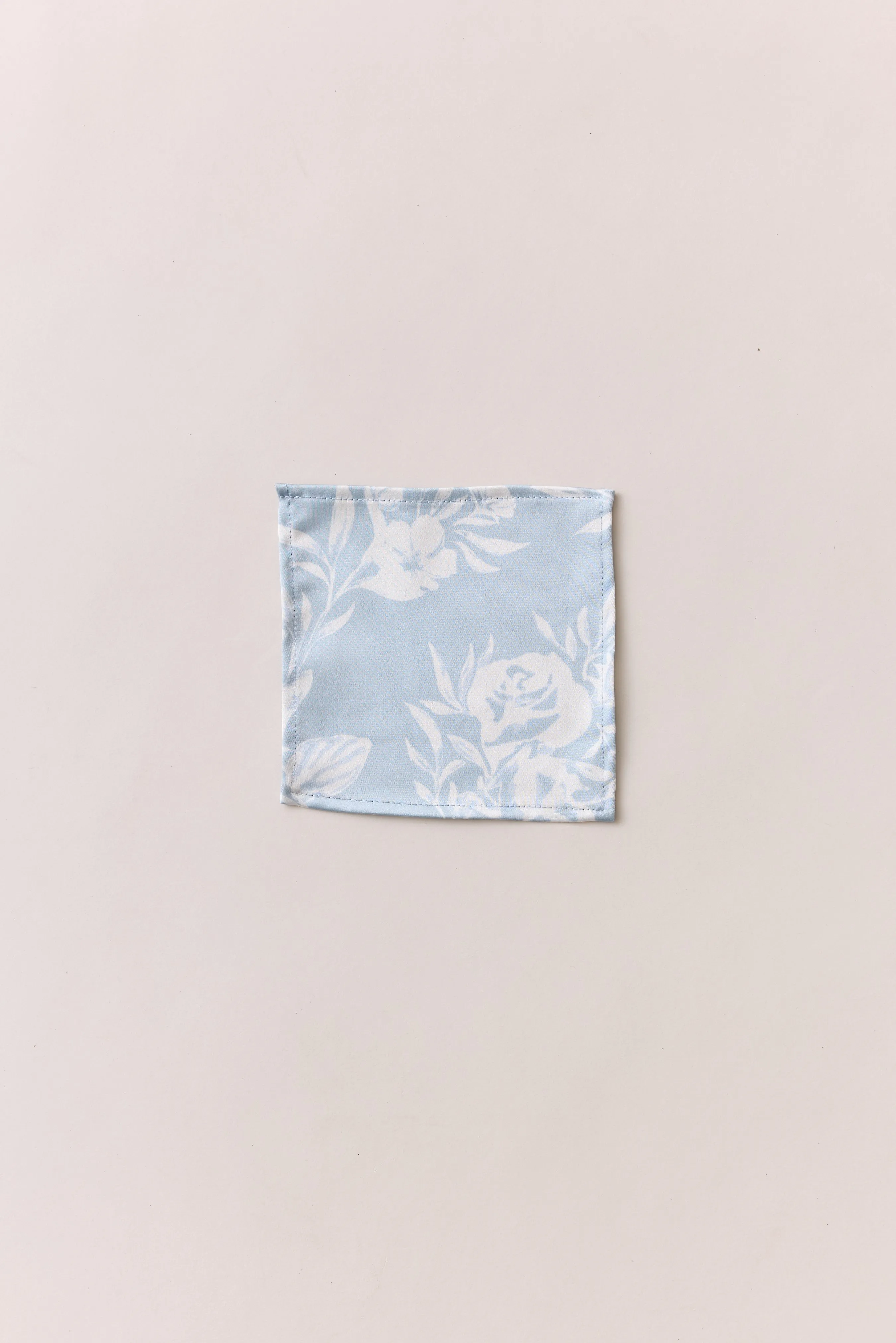 Kids Satin Floral Print Pocket Square | Made To Order