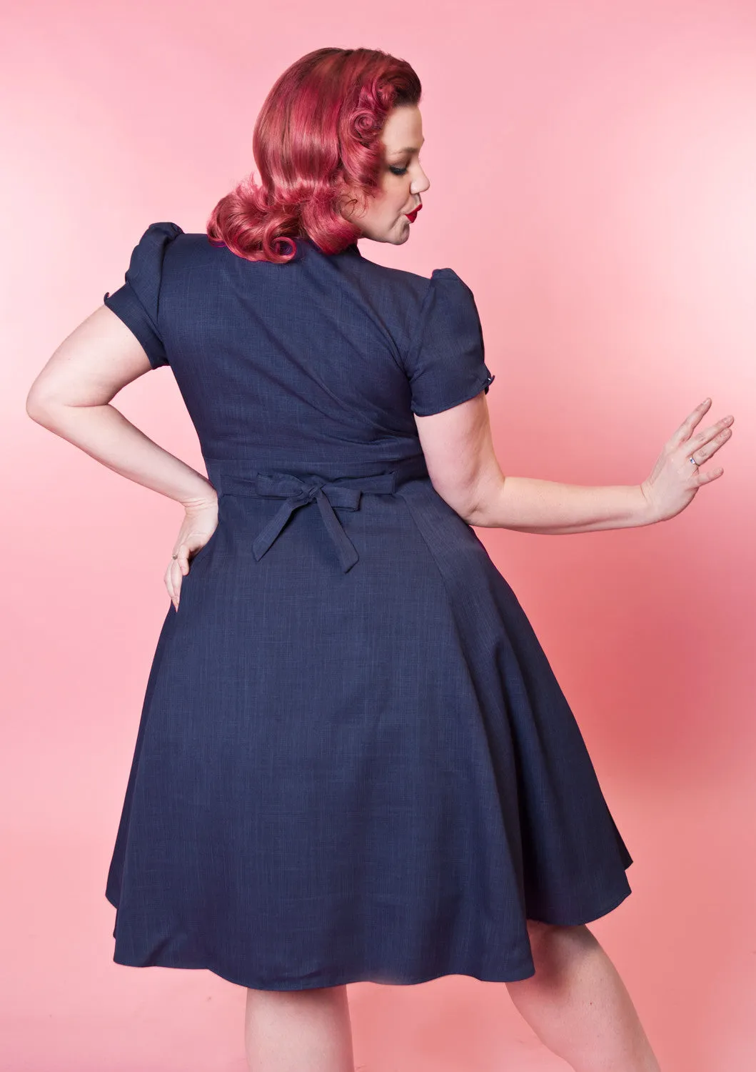 Manhattan Dress - Go Getter, Navy