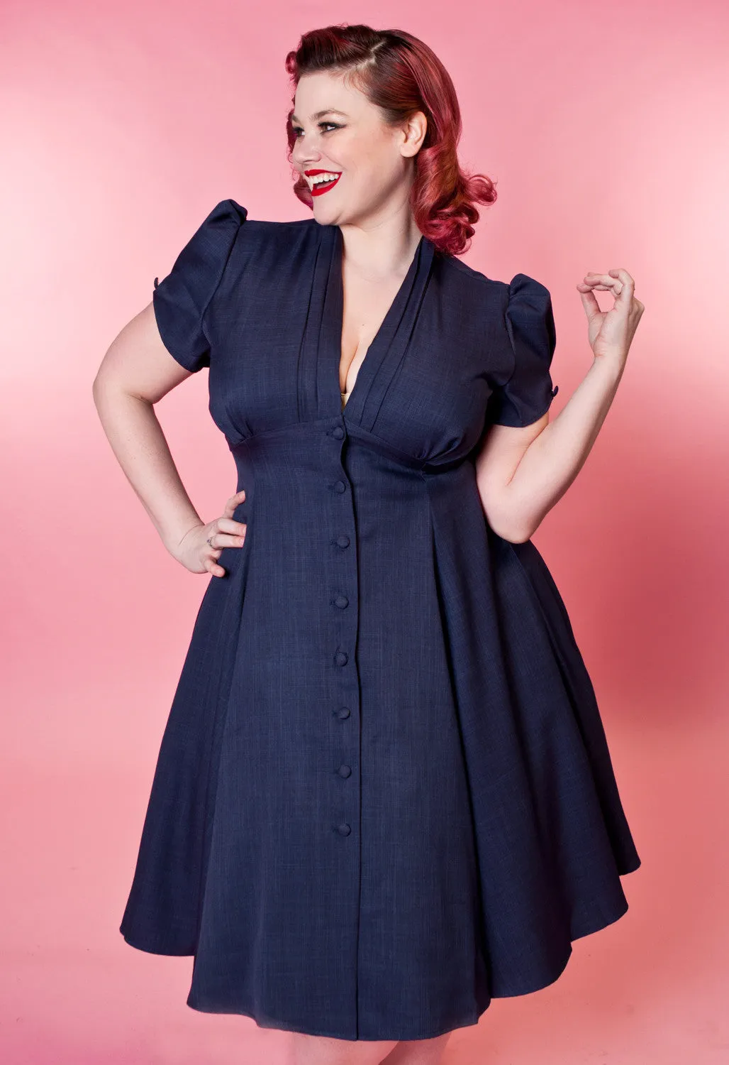 Manhattan Dress - Go Getter, Navy