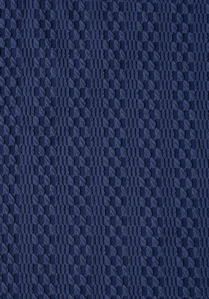 Max Navy Textured Coatigan