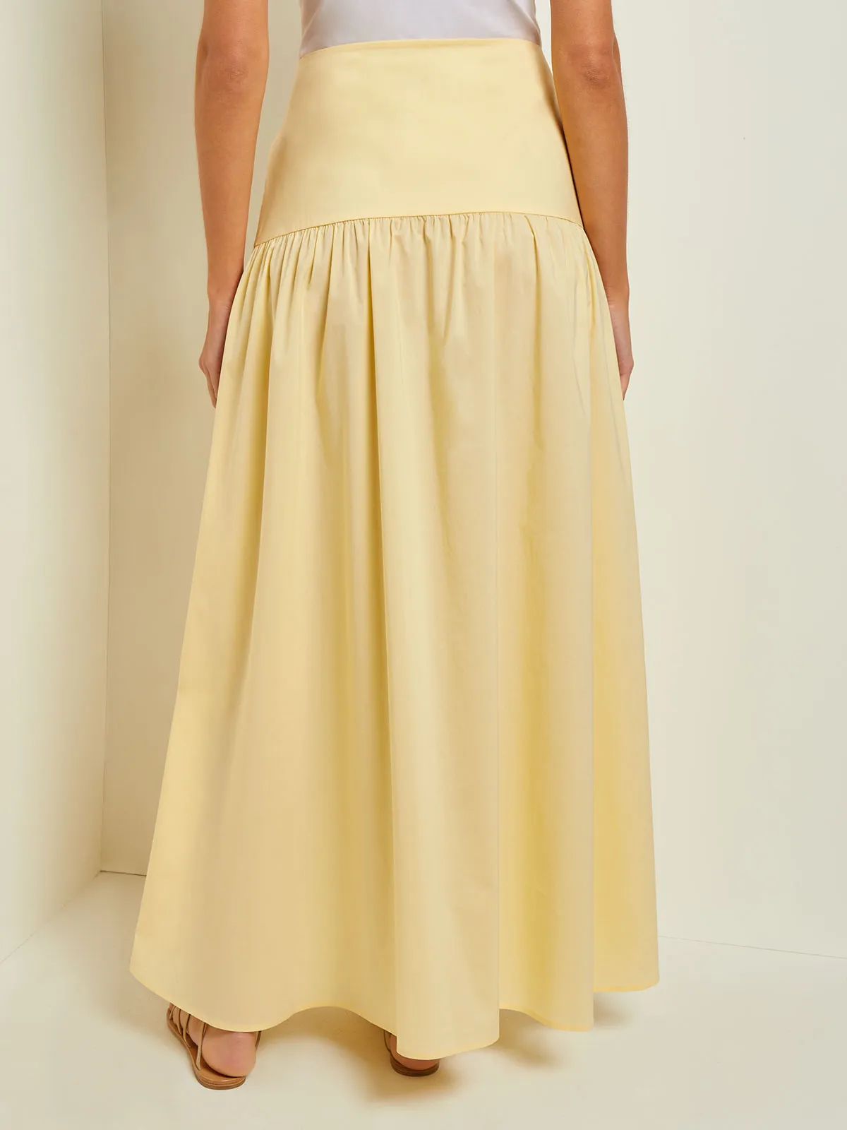 Maxi High-Low Skirt - Flounce Cotton