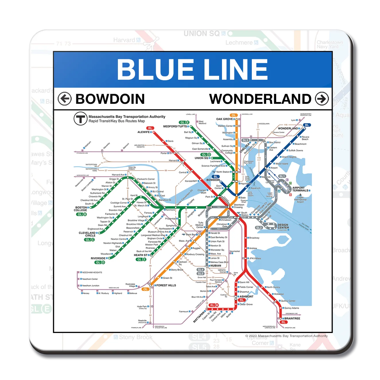 MBTA Blue Line Coaster