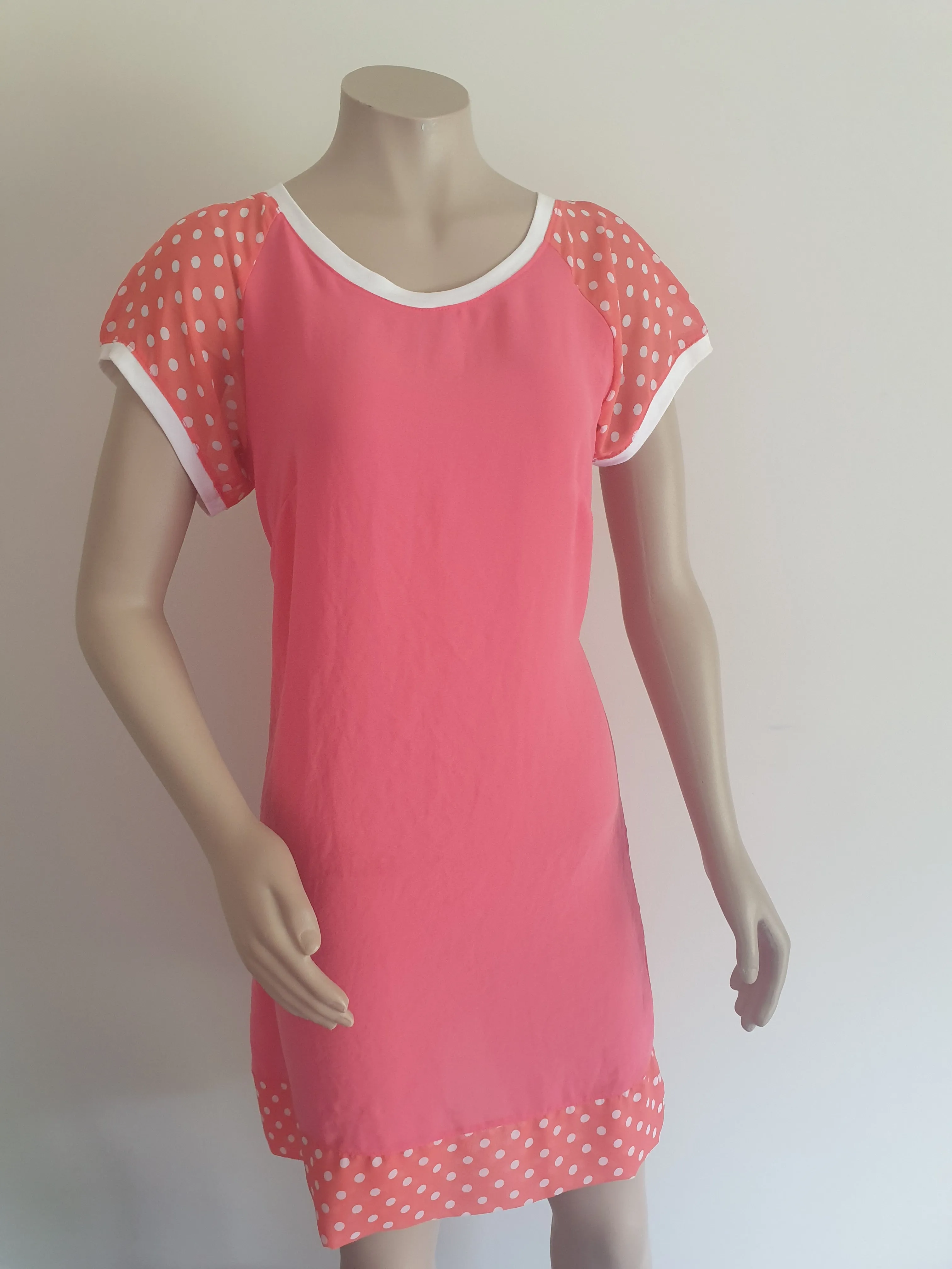 Melon Spot Dress