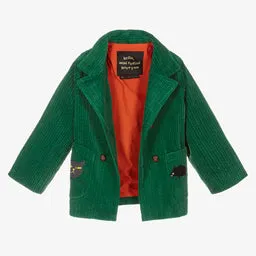 Mini Rodini Green Corduroy Set