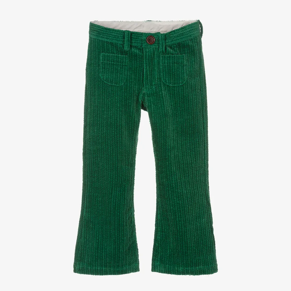 Mini Rodini Green Corduroy Set