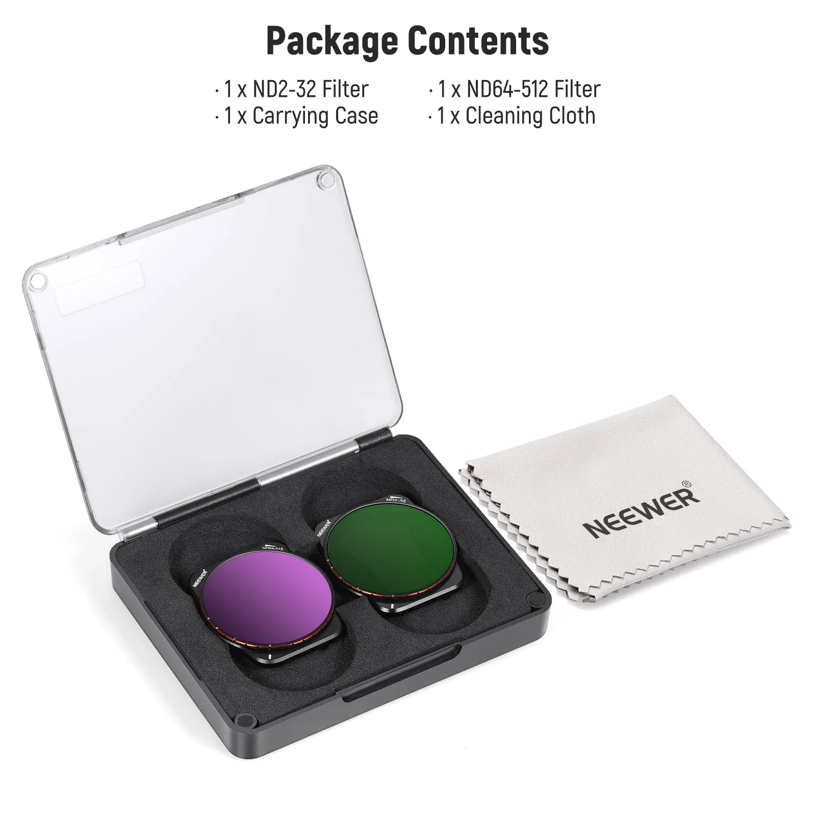 NEEWER 2 Pack Variable ND Filter Set For DJI Air 3