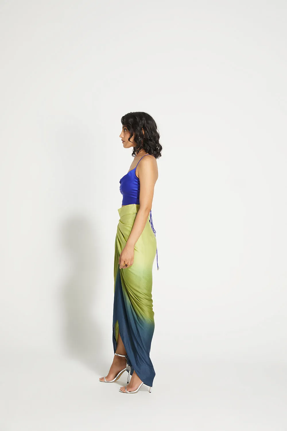 Ombrè Draped Skirt