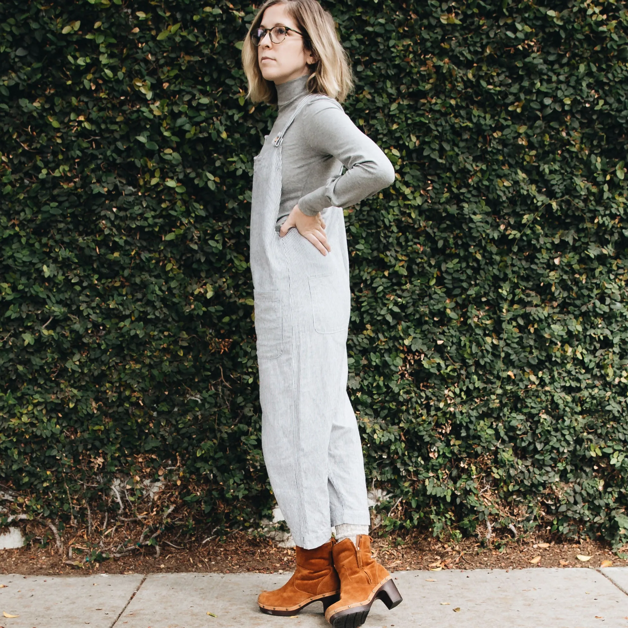 otis overalls | pencil stripe