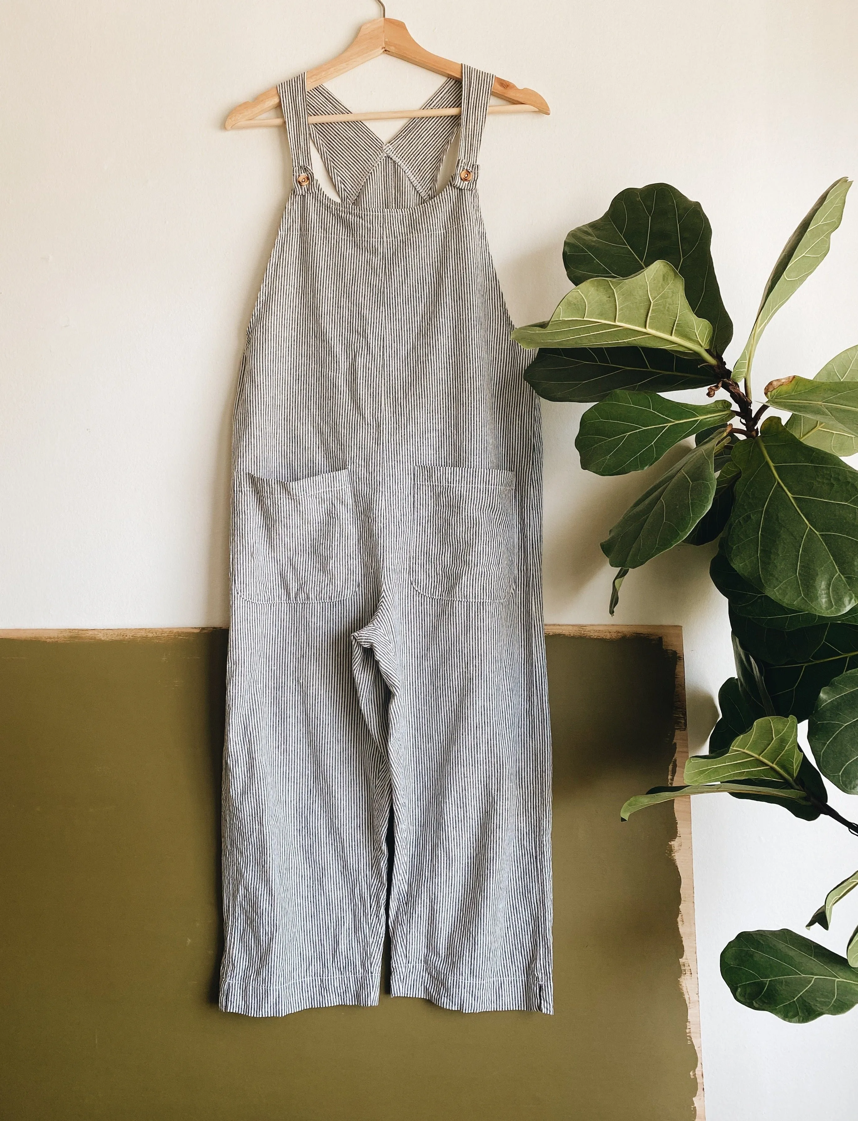 otis overalls | pencil stripe