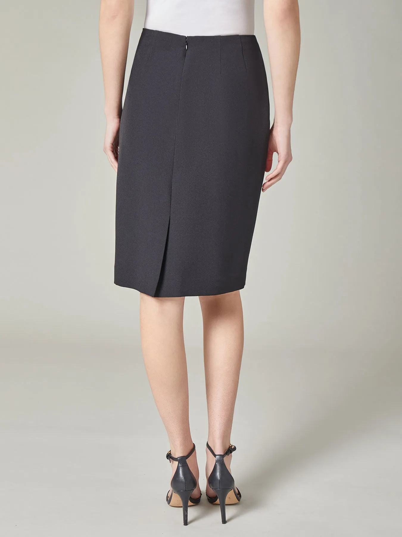 Petite Vivien Skirt, Iconic Stretch Crepe