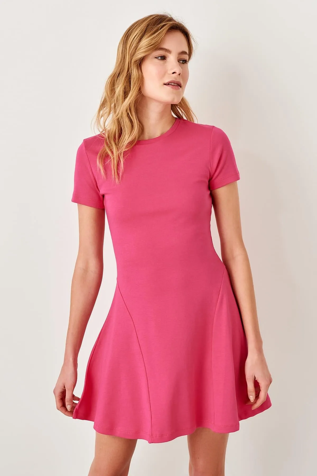 Play the Party Pink Skater Dress