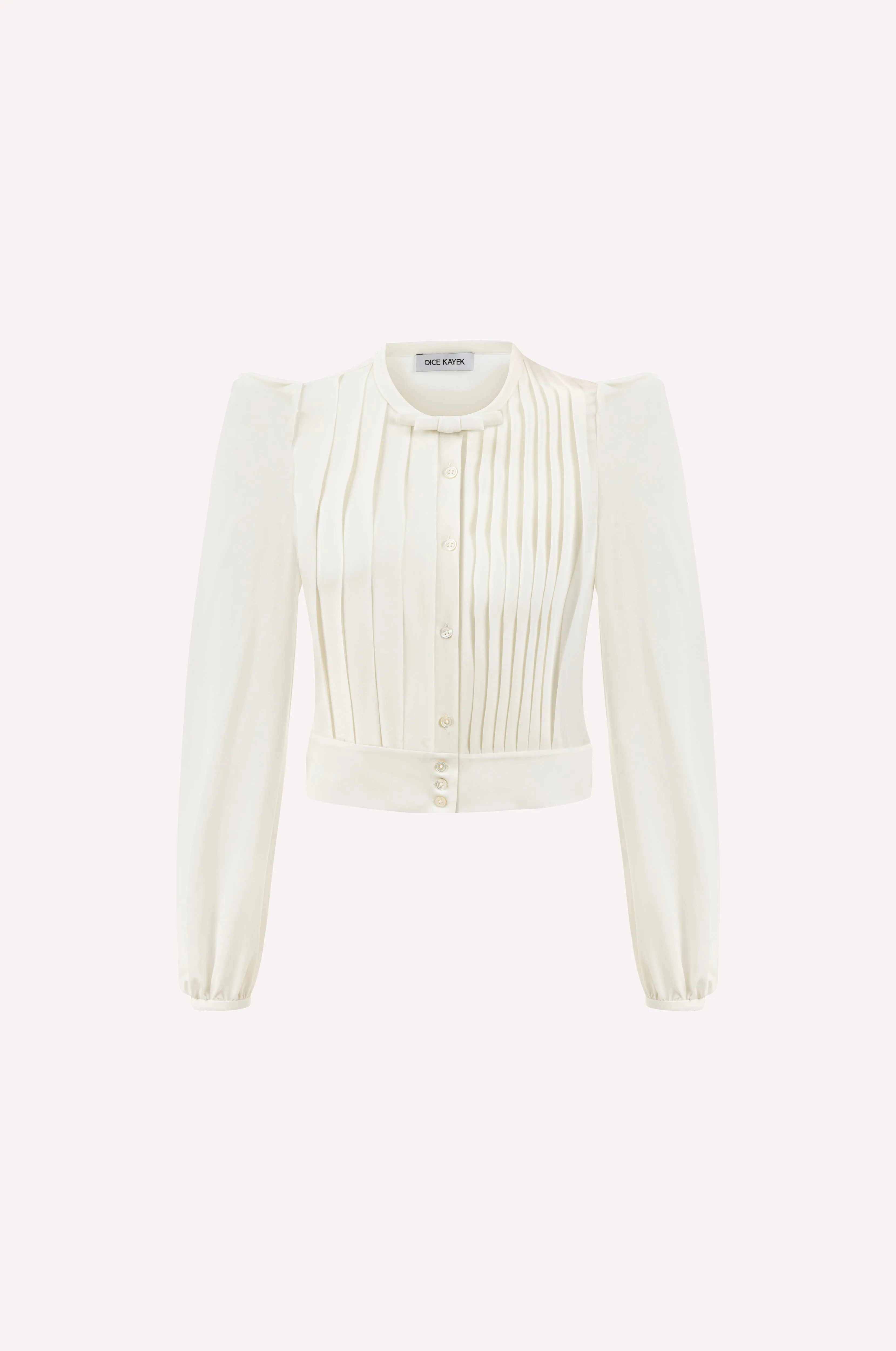 Pleated Chiffon Blouse