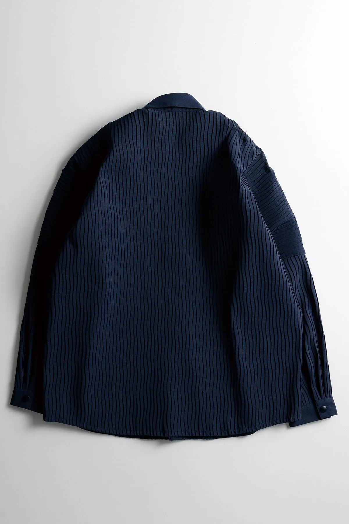 PLEATED MILITARY SHIRT