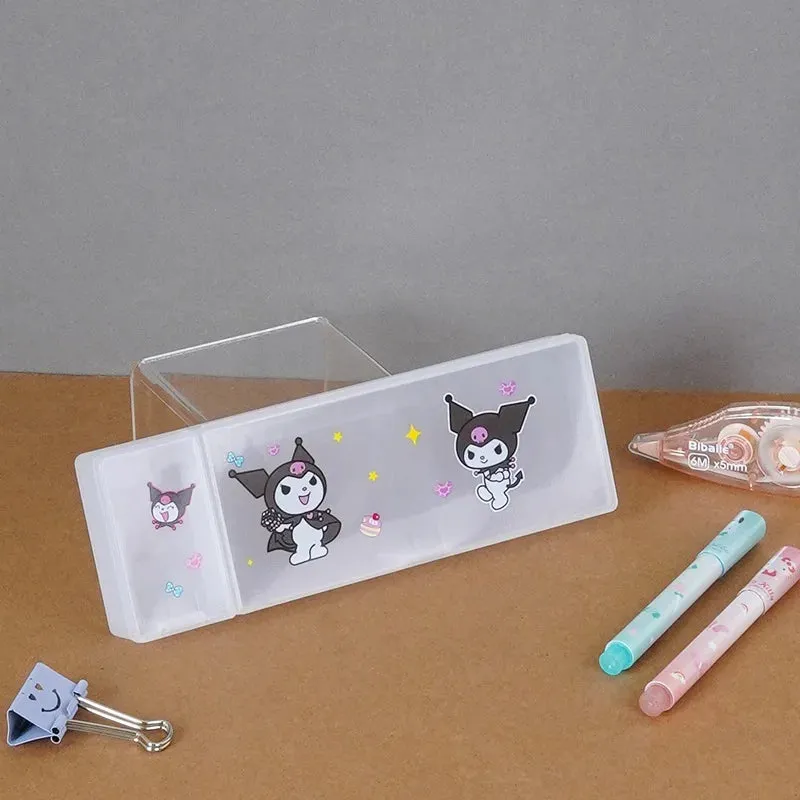 PVC Translucent Pencil Box - Sanrio