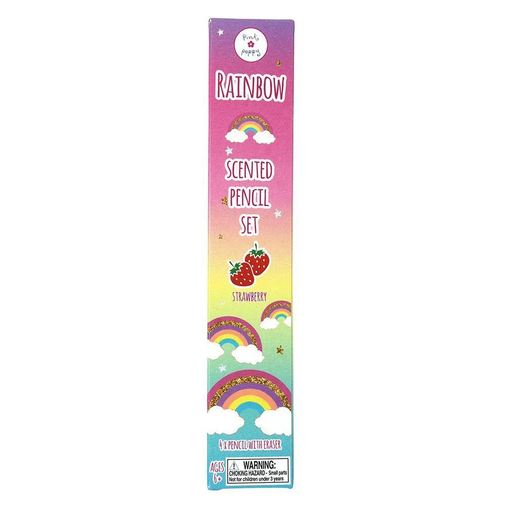 Rainbow Scented Pencils 4 Pack