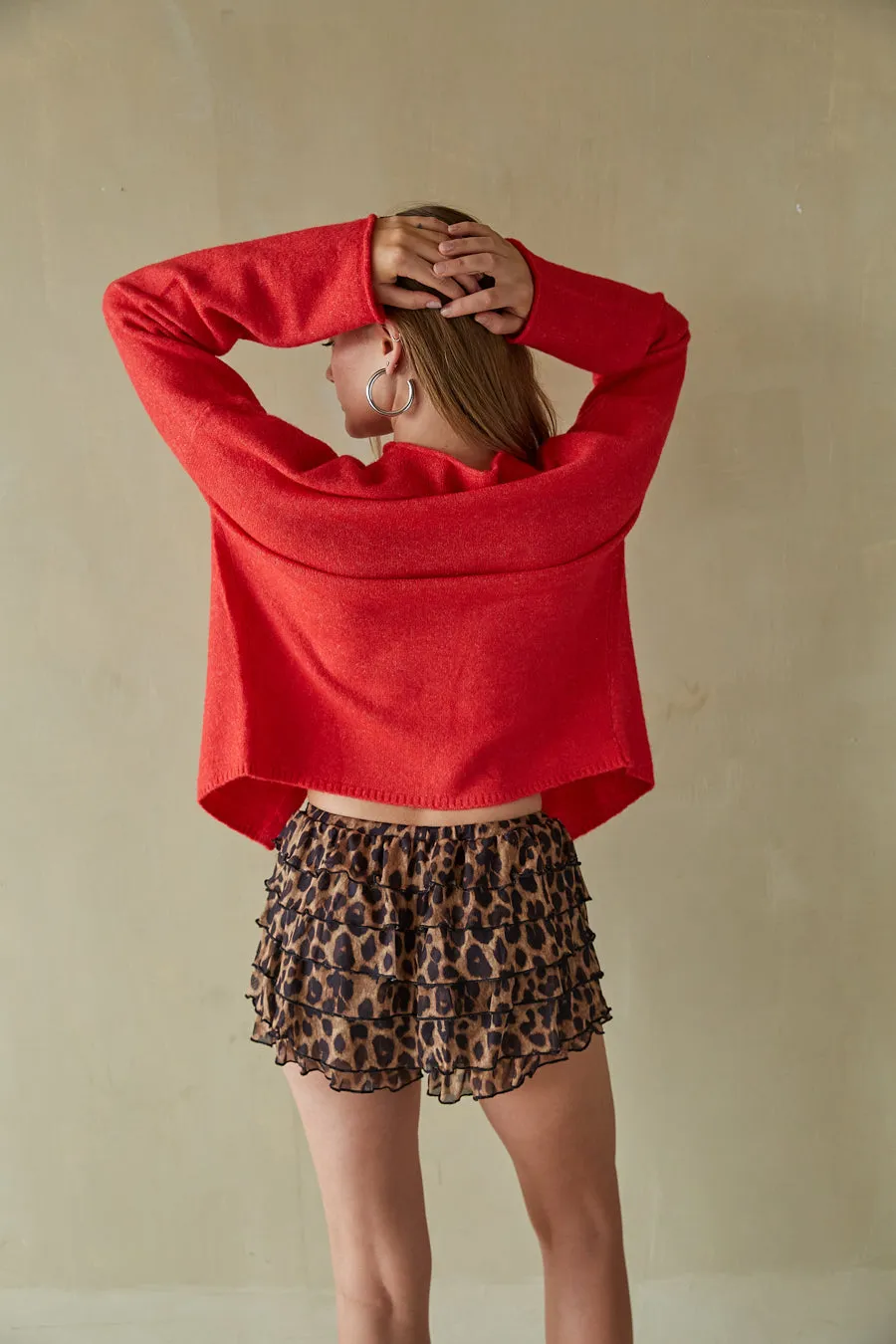 Raye Leopard Print Ruffle Bloomers