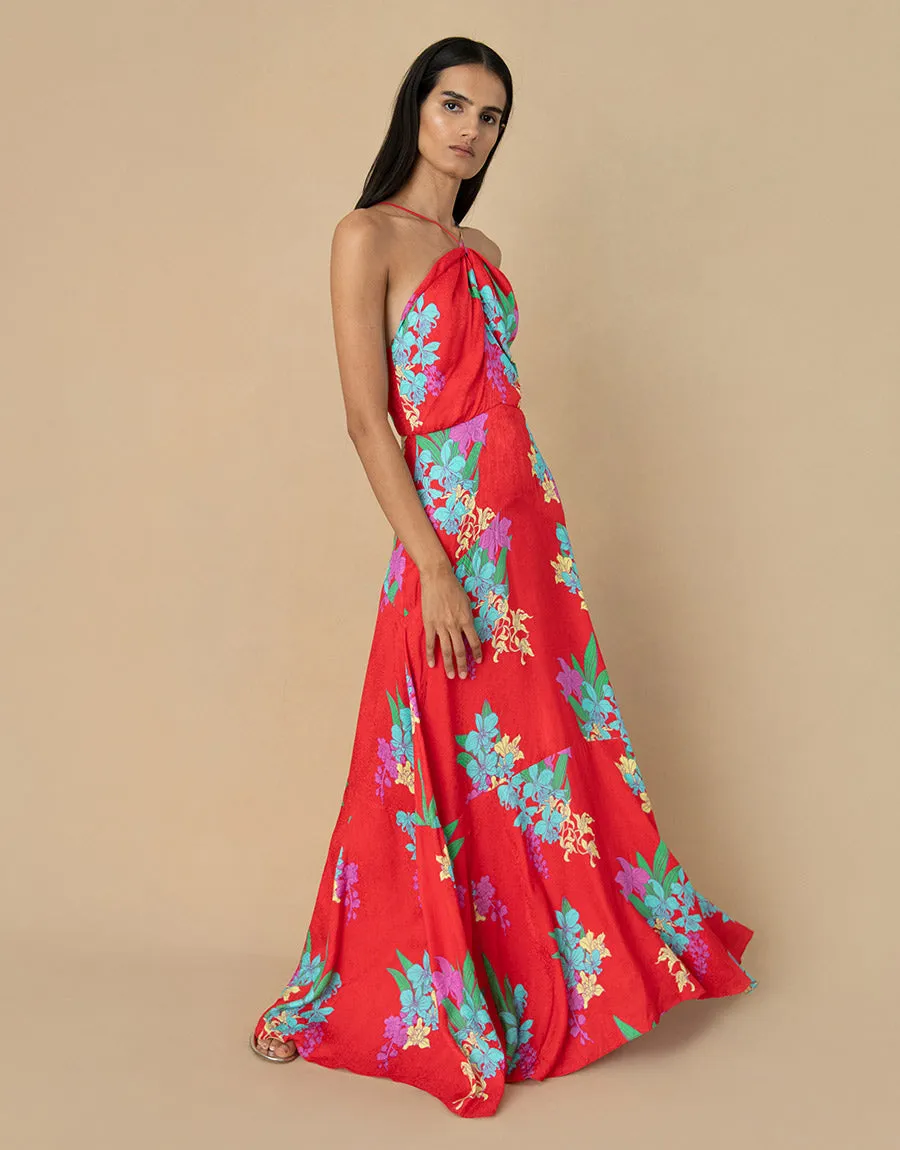 Rosie Crepe Maxi Dress - Alegria - SALE