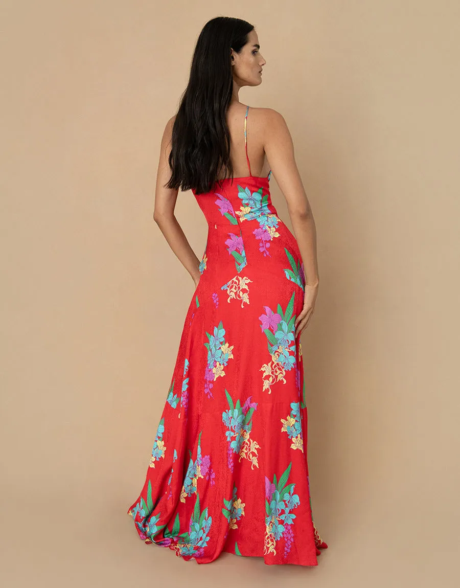 Rosie Crepe Maxi Dress - Alegria - SALE