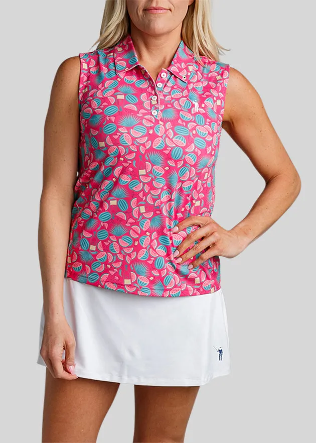 Seed Spitters Women's A-Line Sleeveless Polo | Watermelon