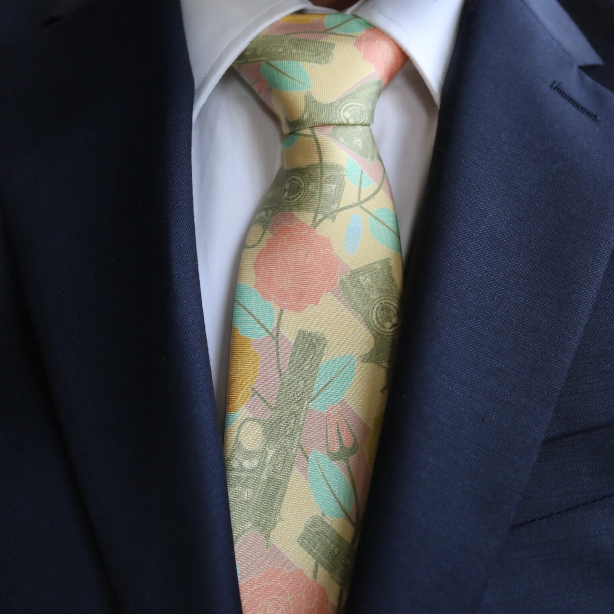 Sinatra's 9mm – Miami, Silk Tie