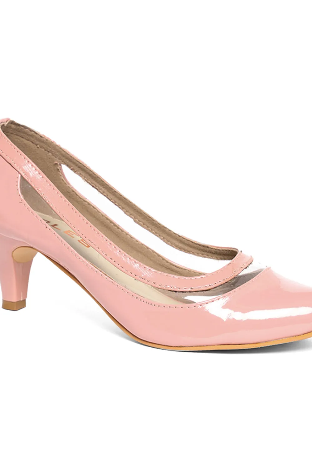 SOLES Transparent Accent Pumps