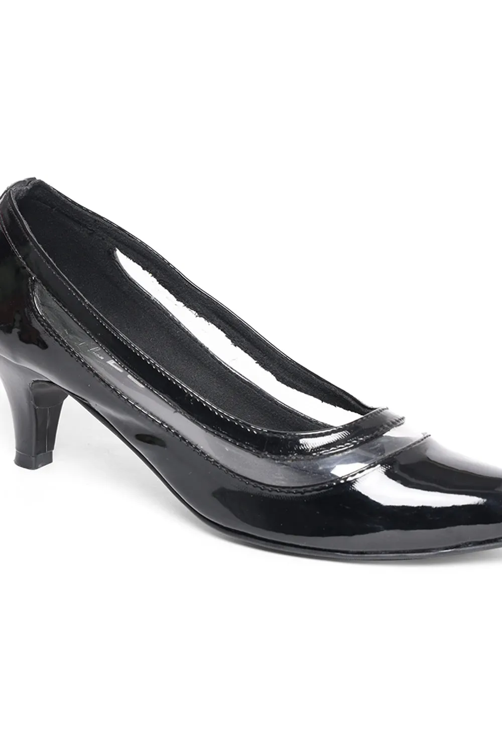 SOLES Transparent Accent Pumps