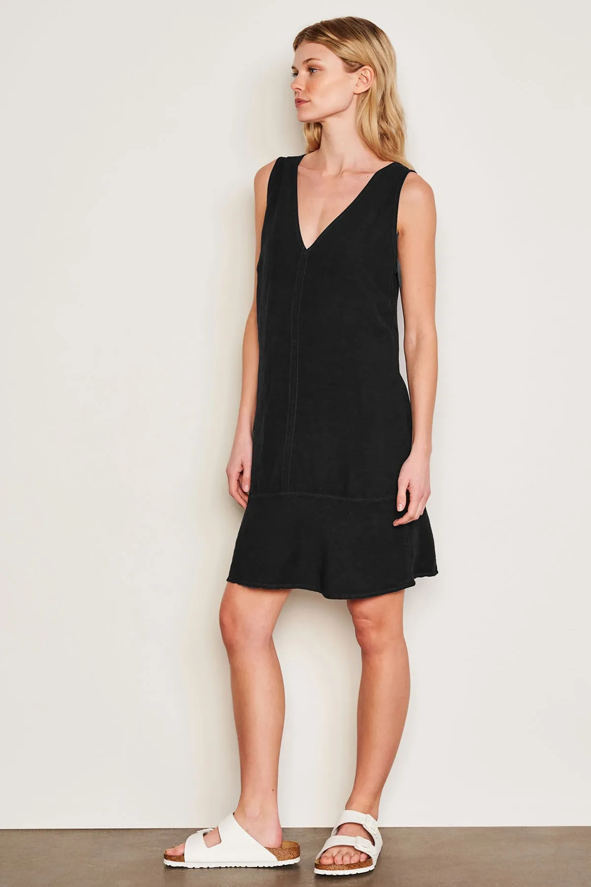 Sundry Short Shift Dress in Black