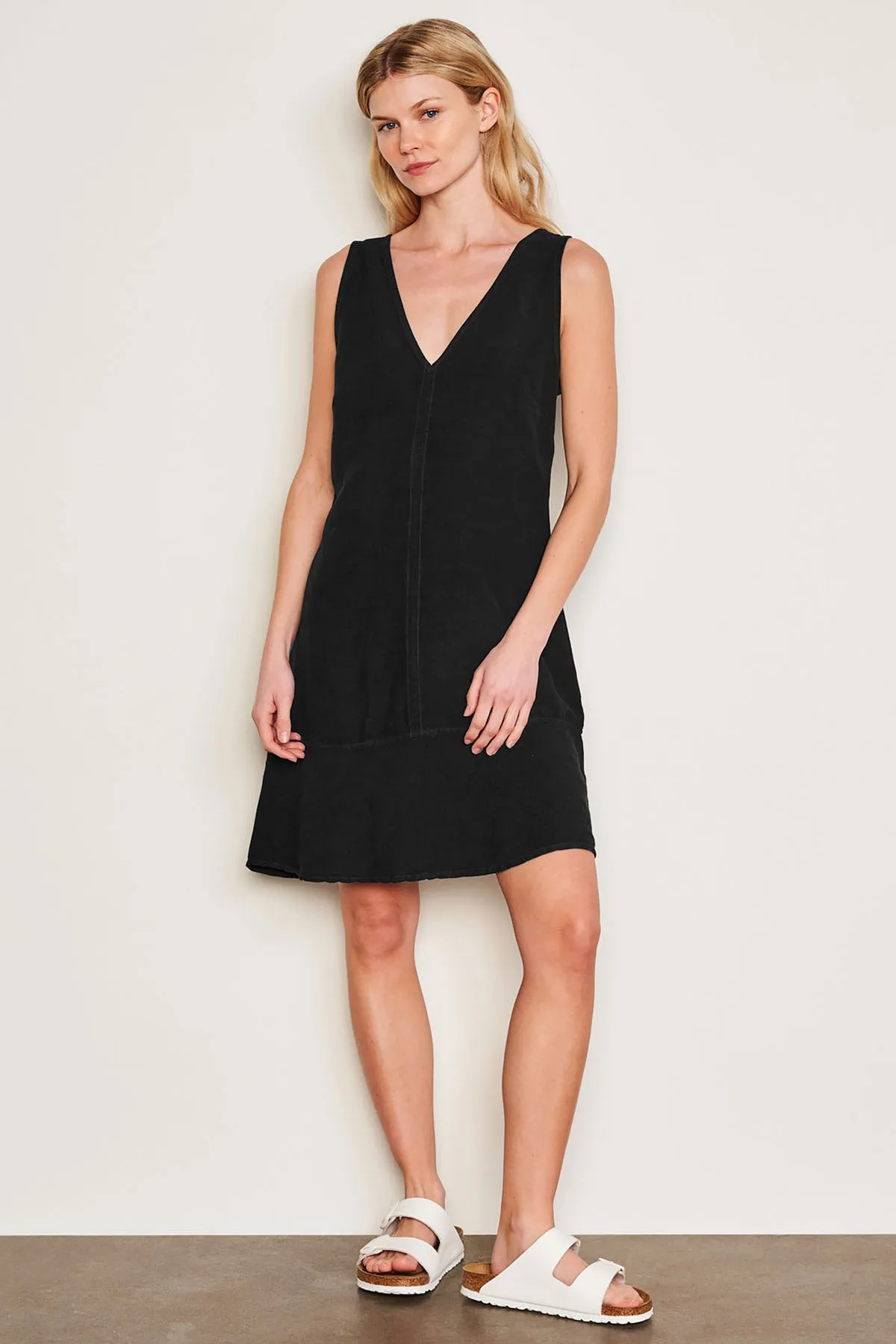 Sundry Short Shift Dress in Black