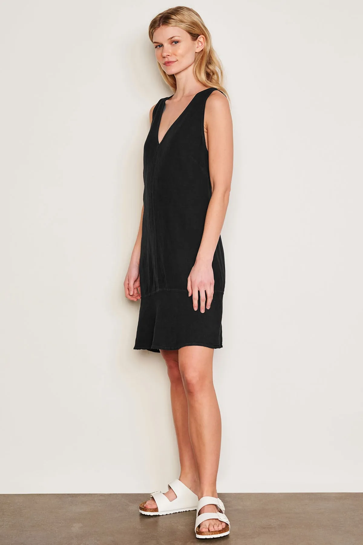 Sundry Short Shift Dress in Black