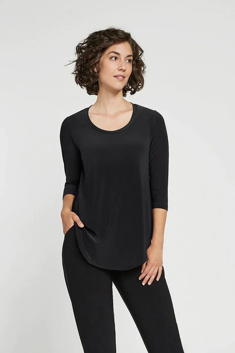 Sympli, 22225-2 Round About T, 3/4 Sleeve