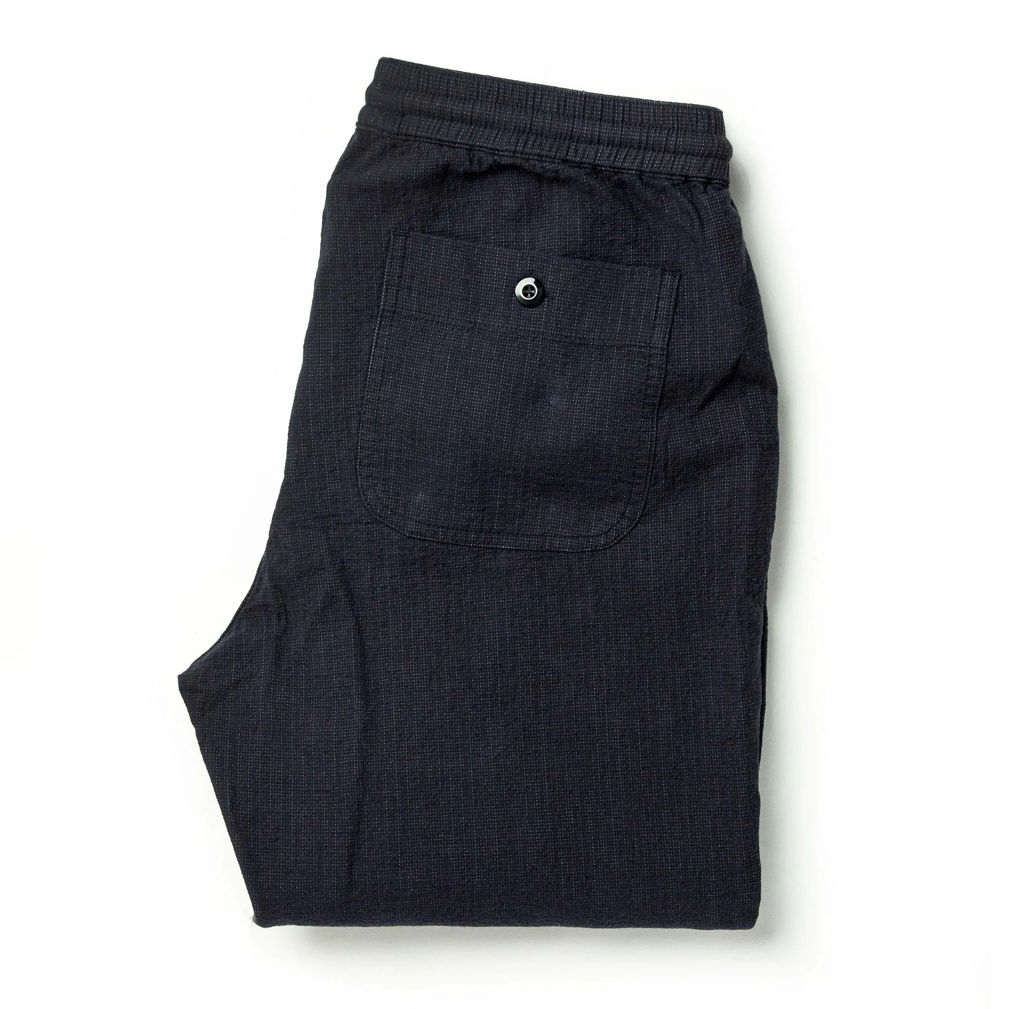 The Apres Pant in Coal Double Cloth