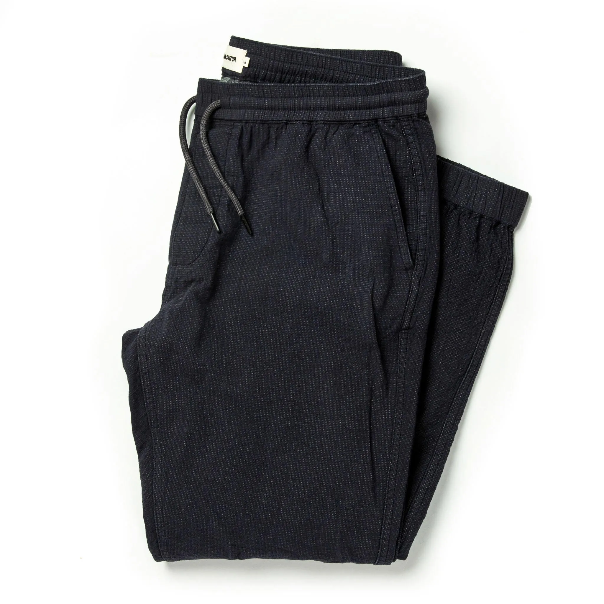 The Apres Pant in Coal Double Cloth